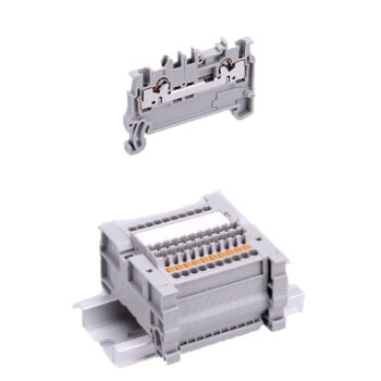 スプリングロック式端子台